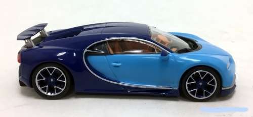 Bugatti Chiron 2016 2tone-blue 1/43 IXO/Altaya NEW+boxed  #5577 instant wheels