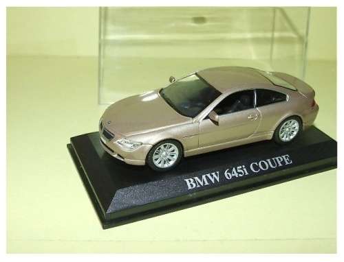BMW 645i (E63) Coupe 2004 beige-met 1/43 IXO/Altaya NEW+boxed #5579 instant wheels