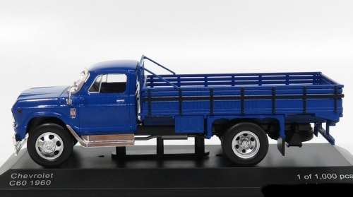 Chevrolet C-60 flatbed truck 1960 blue 1/43 Whitebox NEW+boxed  #4068 instant wheels
