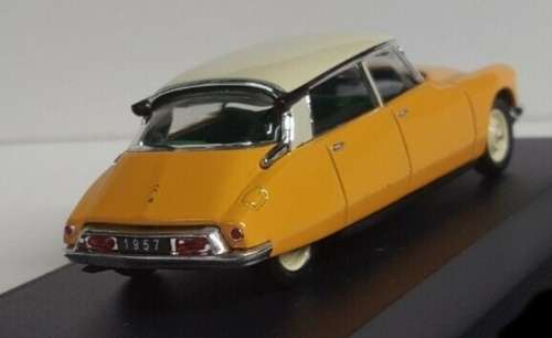 Citroen ID19 1957 orange+white roof 1/43 IXO NEWinBlister  #4113 instant wheels