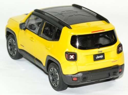 Jeep Renegade Trailhawk 2019 yellow 1:24 Welly NEW+boxed  #2180 instant wheels