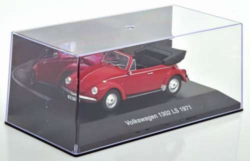 Volkswagen Beetle 1302LS cabrio 1971 red 1/43 IXO NEW+boxed  #5830 instant wheels