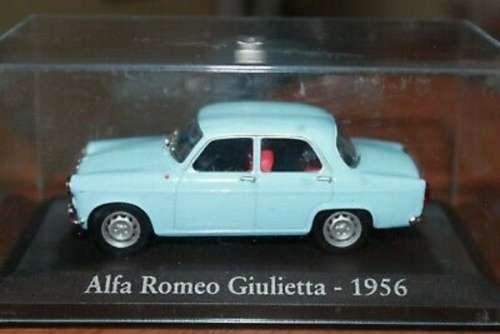 Alfa Romeo Giulietta 1956 lt.blue 1/43 IXO NEW+boxed  #5837 instant wheels