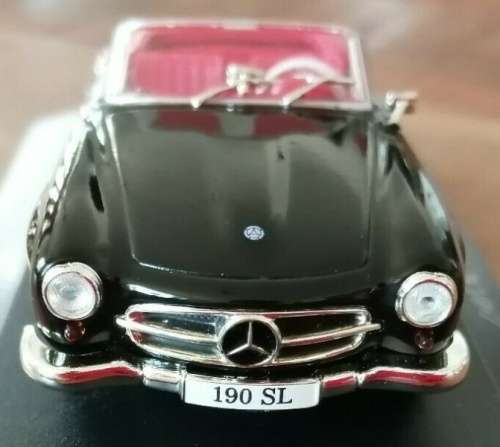 Mercedes-Benz 190SL  (W121) 1955 black 1/43 IXO NEW+boxed  #5397 instant wheels