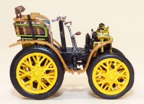 Renault Voiturette Type A 1899 black+brown 1/43 Norev NEWinBlister   #5890 instant wheels