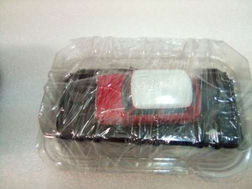 Mini Cooper 1968 red/white 1/43 IXO NEW on base+reblistered  #5909 instant wheels