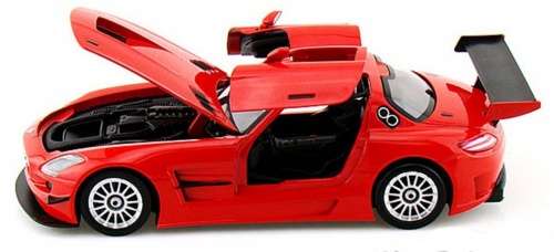 Mercedes-Benz SLS AMG GT3 red 1:24 Motormax NEW+boxed  #2344 instant wheels