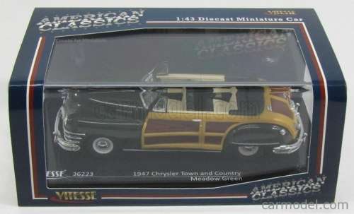 Chrysler Town + Country conv. 1947 green 1:43 Vitesse NEW+boxed  #5933 instant wheels