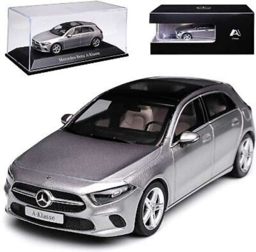 Mercedes-Benz A-Class (W177) 2018 silver 1:43 Herpa NEW+boxed  #5947 instant wheels