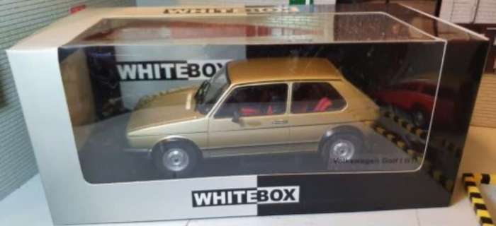 Volkswagen Golf I GTI 1983 beige-metallic 1:24 Whitebox NEW+boxed *2345 instant wheels