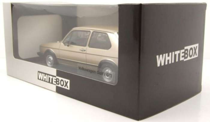 Volkswagen Golf I GTI 1983 beige-metallic 1:24 Whitebox NEW+boxed *2345 instant wheels