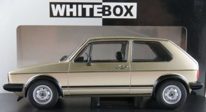 Volkswagen Golf I GTI 1983 beige-metallic 1:24 Whitebox NEW+boxed *2345 instant wheels