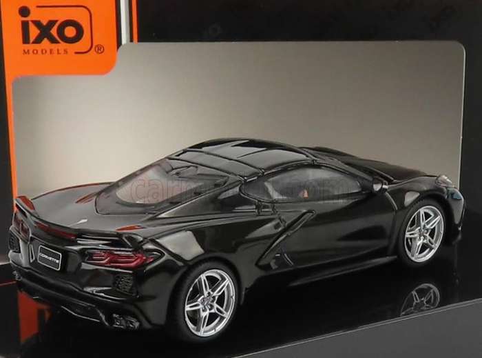 Chevrolet Corvette C8 Stingray 2020 black 1:43 IXO NEW+boxed  *5965 instant wheels