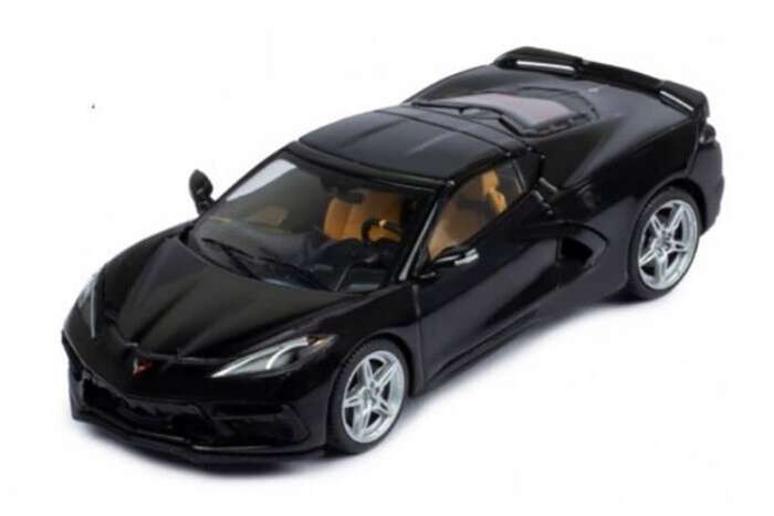 Chevrolet Corvette C8 Stingray 2020 black 1:43 IXO NEW+boxed  *5965 instant wheels