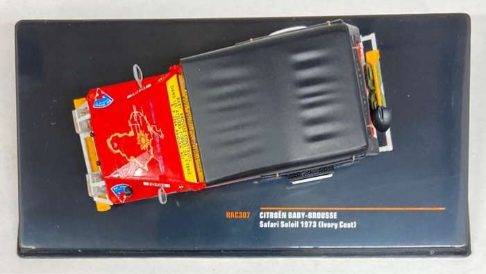 Citroen Baby Brousse Safari Soleil 1973 clsd.convertible red 1:43 IXO NEW+boxed *5969 instant wheels