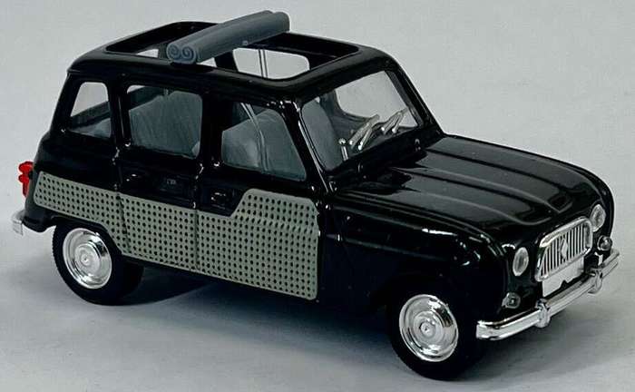 Renault4L decouvrable parisienne 1964 black+grey 1:43 Solido(no.4545) NEW+boxed *4869 instantwheels