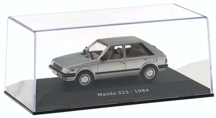 Mazda 323 1984 silver 1:43 Hachette NEW+boxed *5976 instant wheels