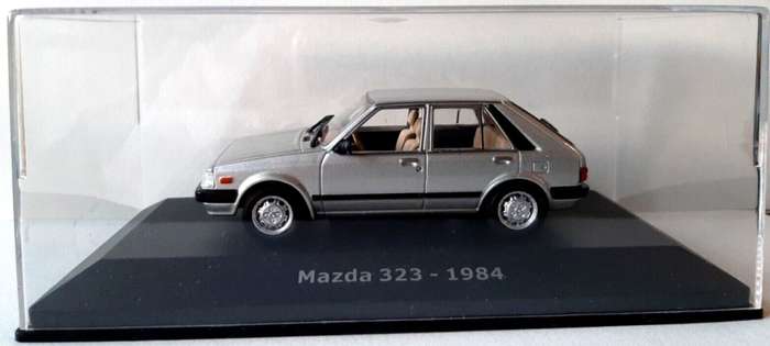 Mazda 323 1984 silver 1:43 Hachette NEW+boxed *5976 instant wheels