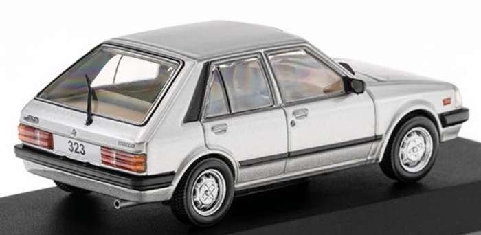 Mazda 323 1984 silver 1:43 Hachette NEW+boxed *5976 instant wheels