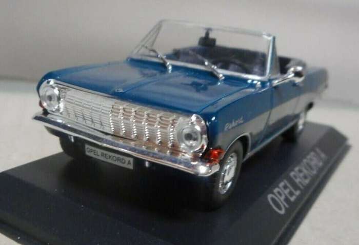 Opel Rekord A Cabriolet 1963 blue 1/43 IXO NEWinBlister *5123 instant wheels