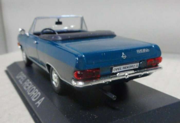 Opel Rekord A Cabriolet 1963 blue 1/43 IXO NEWinBlister *5123 instant wheels