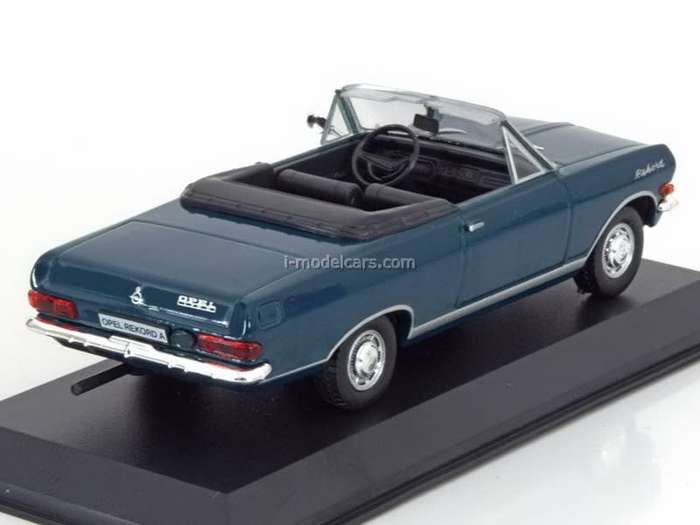 Opel Rekord A Cabriolet 1963 blue 1/43 IXO NEWinBlister *5123 instant wheels