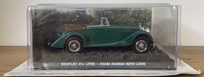 Bentley 4.1/4 L 1937 B.R.Green (J.Bond007 `FromRussia wLove`) 1/43 IXO NEW+boxed *5126 instantwheels