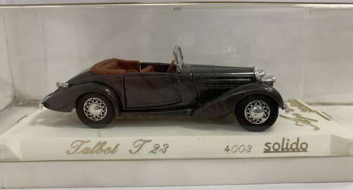 Talbot T23 Roadster 1937 dk.green-met 1/43 Solido 4003 NEW+boxed *5995 instant wheels