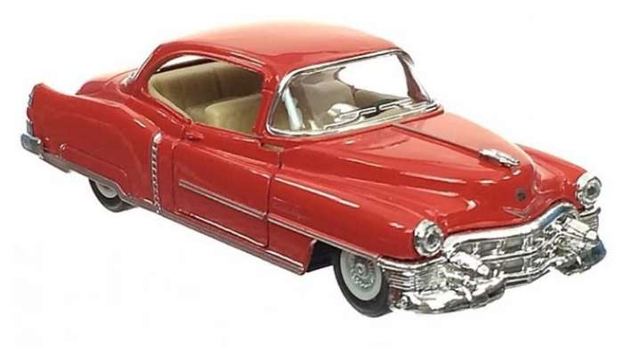 Cadillac Series 62 Coupe 1953 red 1/43 MotorMax NEW+boxed *6010 instant wheels