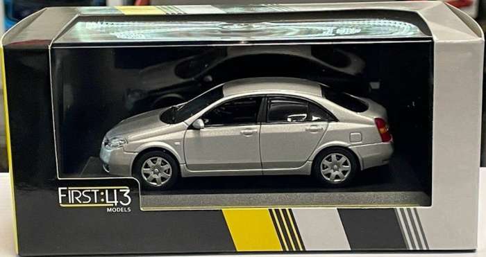 Nissan Primera 2001 silver 1/43 First43-049 NEW+boxed *6020 instant wheels
