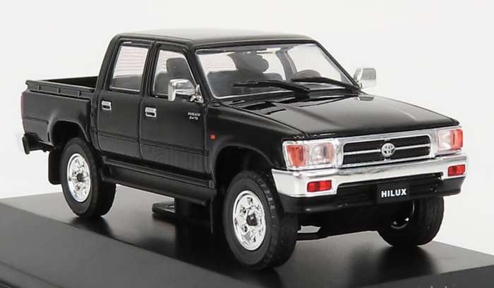 Toyota HiLux SR5 double-cabin 1997/8 black 1/43 First43-132 NEW+boxed *6021 instant wheels