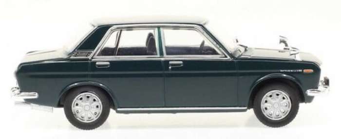 Datsun Bluebird 510 Sedan 1971 dark green 1/43 First43-137 NEW+boxed *6022 instant wheels