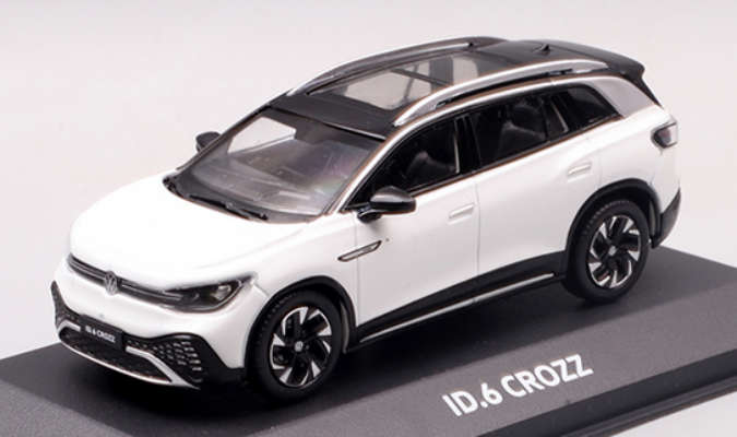 Volkswagen ID.6 CROZZ SUV el.powrd 2022 white 1/43 FAW-VW-Version NEW+boxed *6023 instant wheels