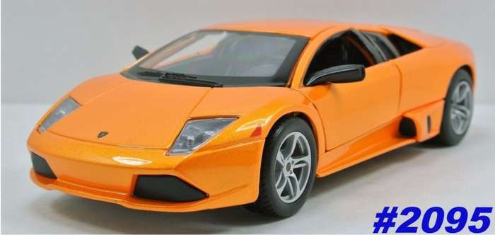 Lamborghini Murcielago LP640 2007 orange-met 1/24 Maisto NEW  #2095 instant wheels