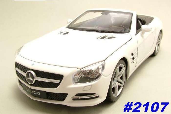 Mercedes-Benz SL 500 Cabriolet (R231) 2012 1/24 Welly NEW+boxed  #2107 instant wheels