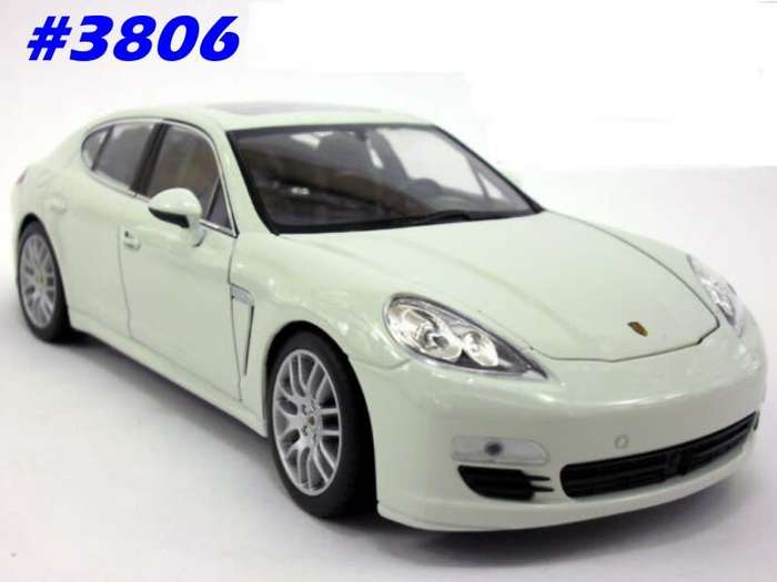 Porsche Panamera S 2009 white 1/38 Welly NEW+reblistered  #3806 instant wheels