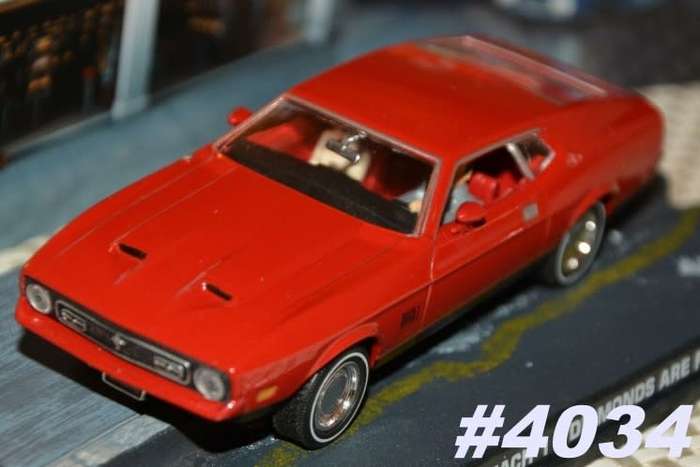 Mustang Mach.1 1971 red 1/43 (007/JBond) IXO NEW+boxed  #4034 instant wheels