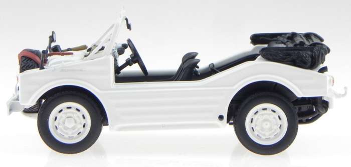 Porsche 597 Jagdwagen (Hunting Car) 1954 white 1/43 Maxichamps NEW+boxed #6026 instant wheels