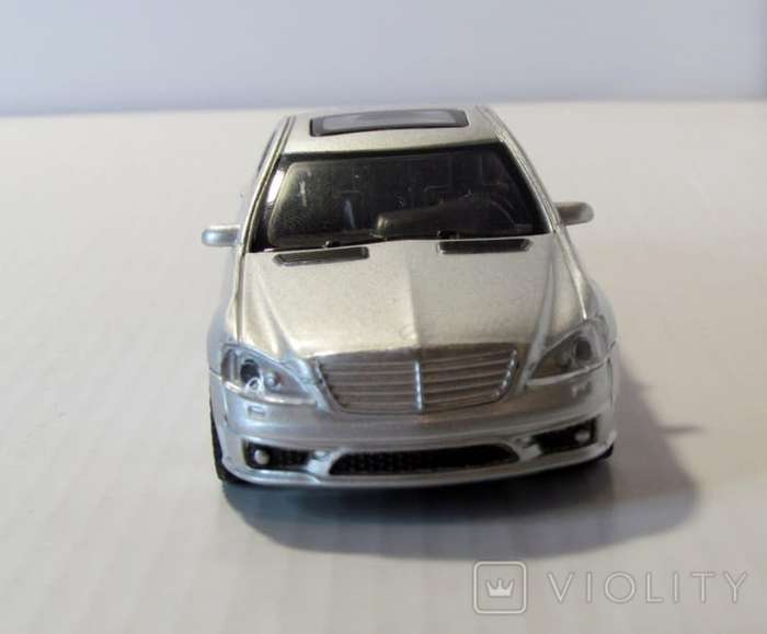 Mercedes-Benz S63 AMG 2008 silver 1/43 Rastar NEW+boxed #6039 instant wheels
