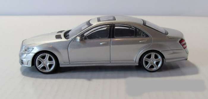 Mercedes-Benz S63 AMG 2008 silver 1/43 Rastar NEW+boxed #6039 instant wheels