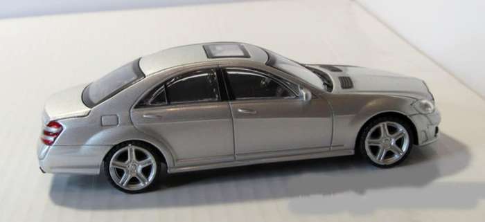 Mercedes-Benz S63 AMG 2008 silver 1/43 Rastar NEW+boxed #6039 instant wheels