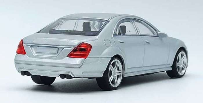 Mercedes-Benz S63 AMG 2008 silver 1/43 Rastar NEW+boxed #6039 instant wheels