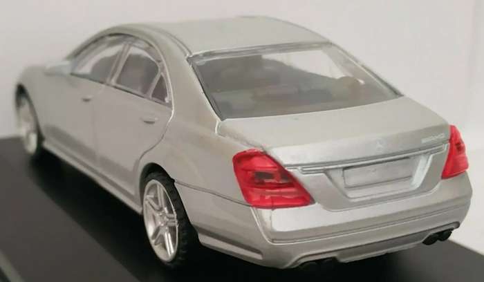 Mercedes-Benz S63 AMG 2008 silver 1/43 Rastar NEW+boxed #6039 instant wheels
