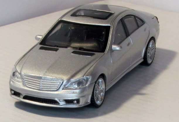 Mercedes-Benz S63 AMG 2008 silver 1/43 Rastar NEW+boxed #6039 instant wheels