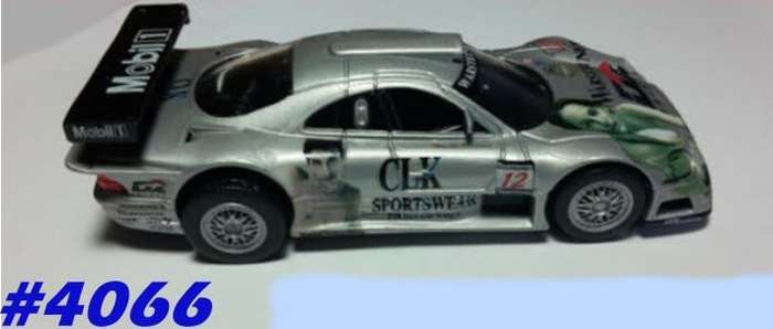 Mercedes-Benz CLK-GTR #12 GT2 silver 1/43 Maisto NEW+showcased  #4066 instant wheels