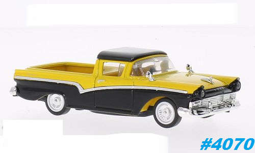 Ford Ranchero 1957 black+yellow 1/43 Rd.Signature NEW+boxed  #4070 instant wheels