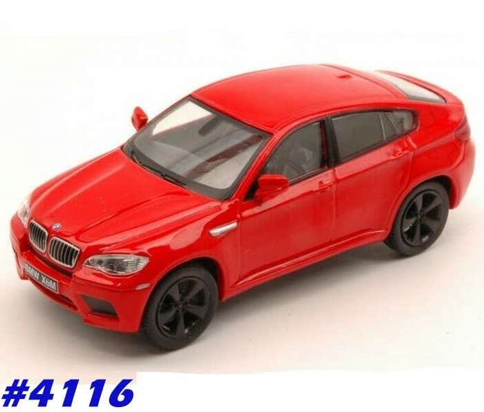 BMW X6 M 2007 red 1/43 Solido NEW+boxed  #4116 instant wheels