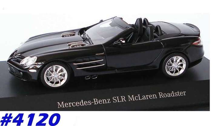 Mercedes SLR McLaren RoadsterC199 2010 1/43 Minichamps  NEW+boxed  #4120 instant wheels