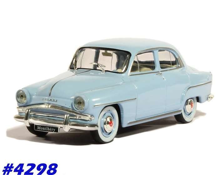 Simca Aronde 1300 Monthlery lt.blue 1959 1/43 IXO NEW+boxed  #4298 instant wheels