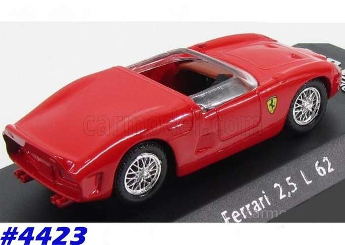 Ferrari 2,5 L 1962 red 1/43 Solido NEW+original showcase  #4423 instant wheels